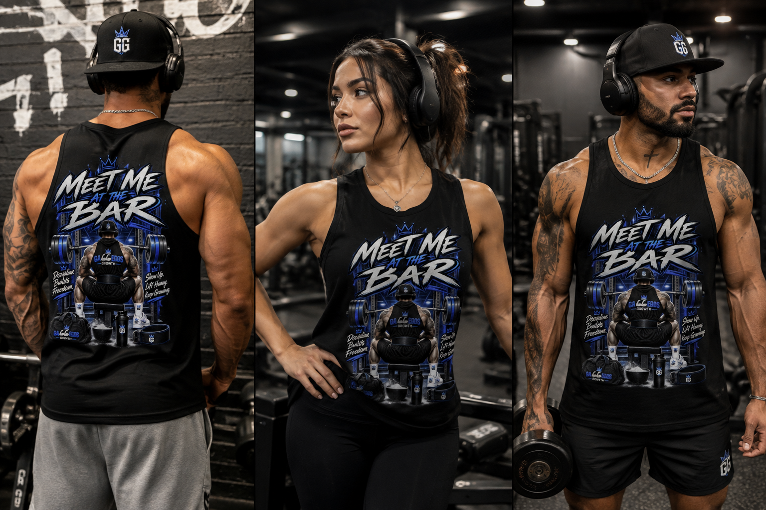 Gallegos Growth Meet Me at the Bar training apparel collection