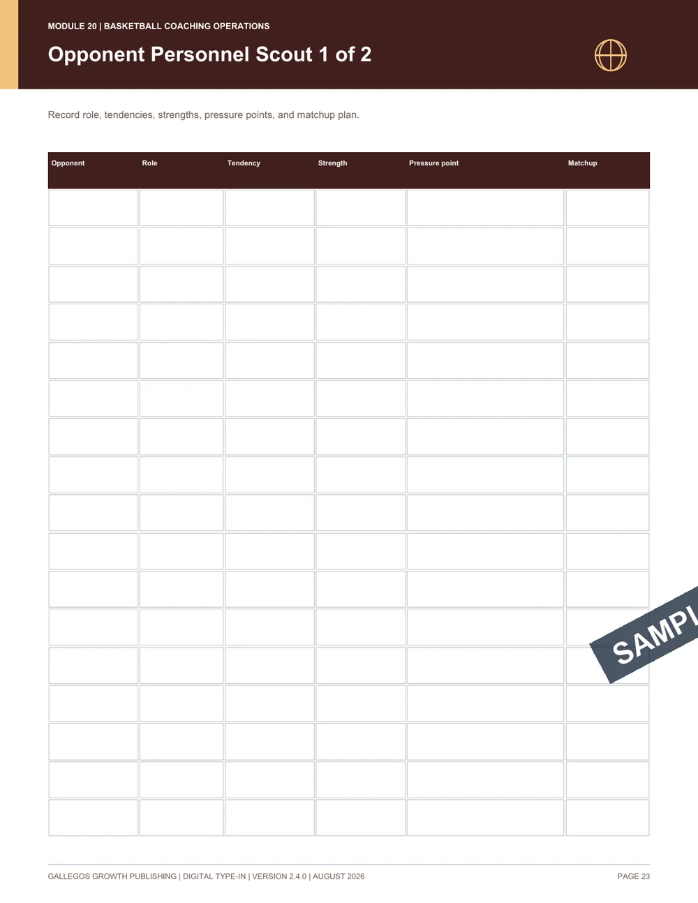 Basketball Coach Season Planner watermarked Possession planning sample