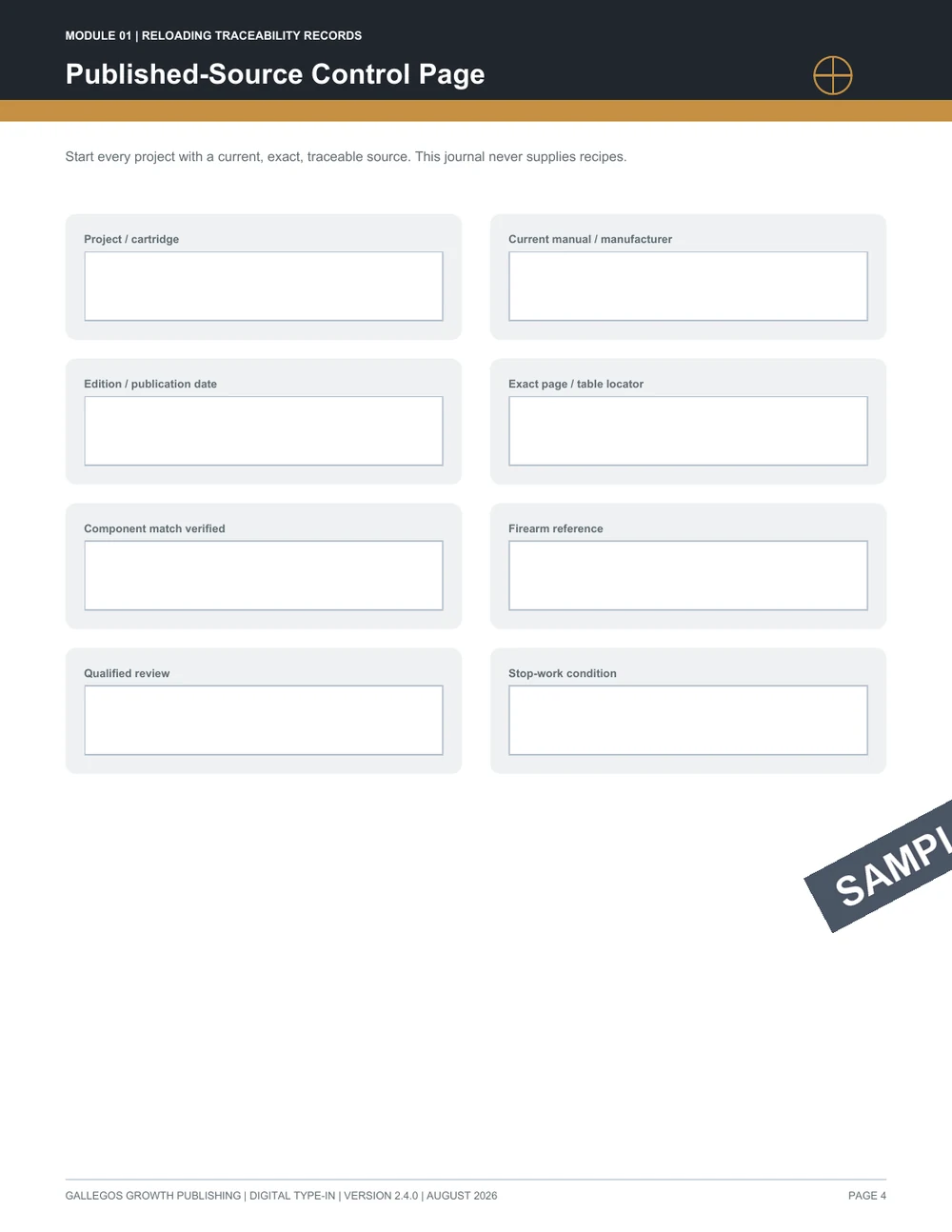 Reloading Development Journal watermarked Traceability dashboard sample